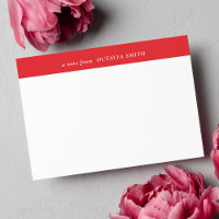 RODE CHIQUE GEPERSONALISEERDE FAMILIENAAM MONOGRAM