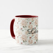 Rode Chocolade Kersen Harten Valentijnsdag Liefde  Mok (Voorkant links)