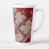 Rode chocolade kersen latte mok (Rechts)