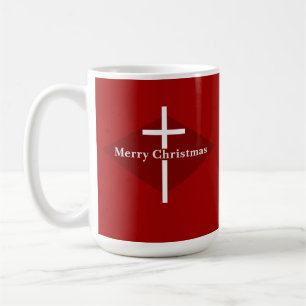 Rode Christelijke Kerstmis Koffiemok