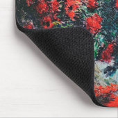 Rode chrysanthemum, Monet Muismat (Hoek)