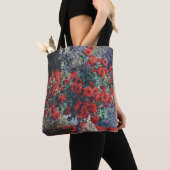 Rode chrysanthemum, Monet Tote Bag (Dichtbij)