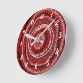 Rode Circular Designer Pattern  Ronde Klok (Hoek)
