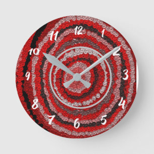 Rode Circular Designer Pattern  Ronde Klok