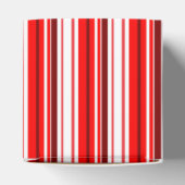 Rode Circus Stripe & Clowns Favor Box Bedankdoosjes (Bovenkant)