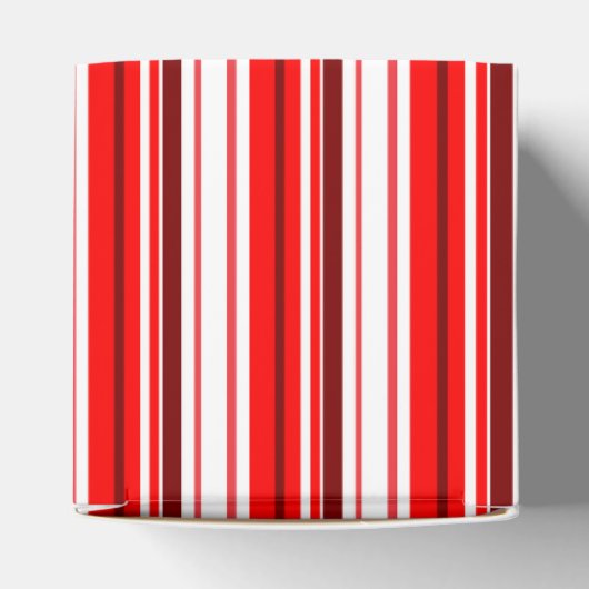 Rode Circus Stripe & Clowns Favor Box Bedankdoosjes (Bovenkant)