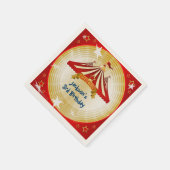 Rode Circustent, Op Maat, Verjaardag Servetten (Hoek)