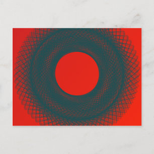 rode cirkel briefkaart