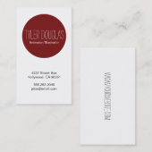 Rode Cirkel Visitekaartje (Voorkant / Achterkant)