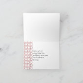 Rode cirkelpatroon Hartelijk dank Kaart (Binnen)