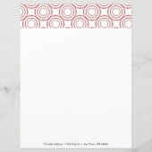 Rode  cirkelpatroon papier aanpassen (Voorkant)