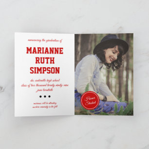 Rode cirkels Foto Afstuderen