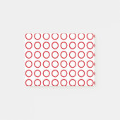 Rode cirkels post-it® notes (Voorkant)