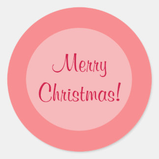 Rode cirkels ronde sticker