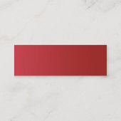 Rode cirkels - Skinny Mini Visitekaartje (Achterkant)