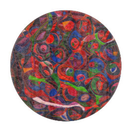 Rode cirkels snijplank