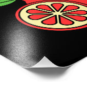 rode citroen foto afdruk (Hoek)