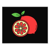 rode citroen foto afdruk (Voorkant)