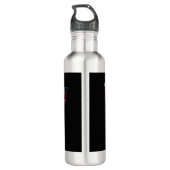 Rode cocktails in martinglas met kersen waterfles  (Achterkant)