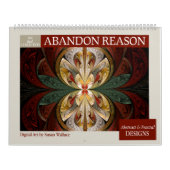 Rode Collectie Abstracte fractals 2026 Kalender (Hoes)