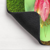 Rode Columbine ventilator op maat Muismat (Hoek)