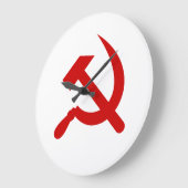 Rode communistische hamer en sikkel grote klok (Hoek)