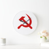 Rode communistische hamer en sikkel grote klok (Huis)