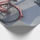 RODE COMMUTER BIKE OP DE WEG CADEAUPAPIER (Hoek)