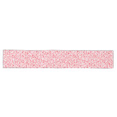 Rode Confetti harten patroon Lange Tafelloper (Horizontaal)