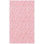 Rode Confetti harten patroon Tafelkleed (Voorkant)