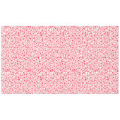 Rode Confetti harten patroon Tafelkleed (Voorkant (Horizontaal))