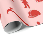 Rode constructie cadeaupapier (Rol Hoek)