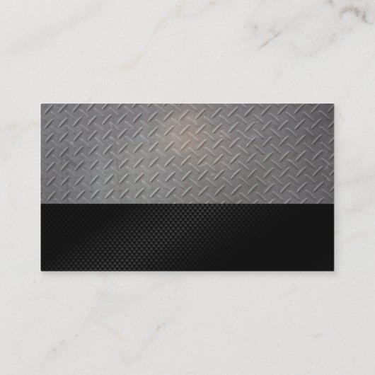 Rode constructie dump vrachtwagen visitekaartje (Achterkant)