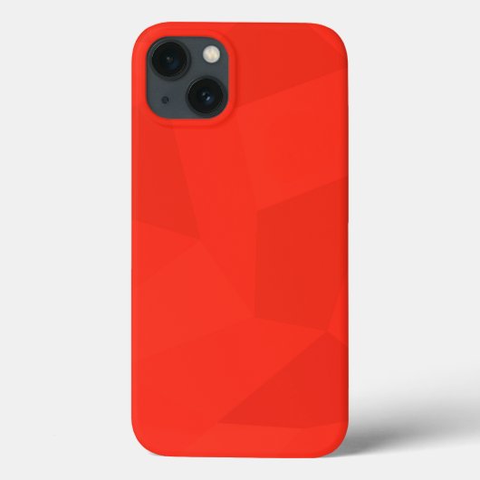 Rode, coole, trendy, moderne, eenvoudige geometris Case-Mate iPhone case (Achterkant)