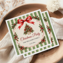 Rode Coquette Strik Christmasis Boom Feest
