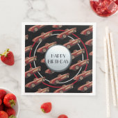 Rode Corvette Papier servet (Insitu)