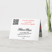 rode coupé 1- Pas elke gelegenheid aan Kaart (Achterkant)