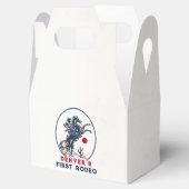  rode cowboy eerste rodeo verjaardag bedankdoosjes (Geopend)