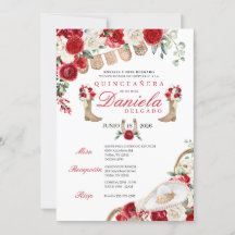 Rode Cowgirl Laarzen & Touwen Mariachi Quinceañera