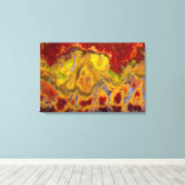 Rode Crayola Jasper Canvas Afdruk (Insitu (Houten vloer))