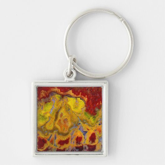 Rode Crayola Jasper Sleutelhanger (Voorkant)