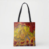Rode Crayola Jaspis Tote Bag (Voorkant)