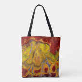 Rode Crayola Jaspis Tote Bag (Achterkant)
