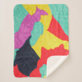 Rode creaties sherpa deken (Voorkant)