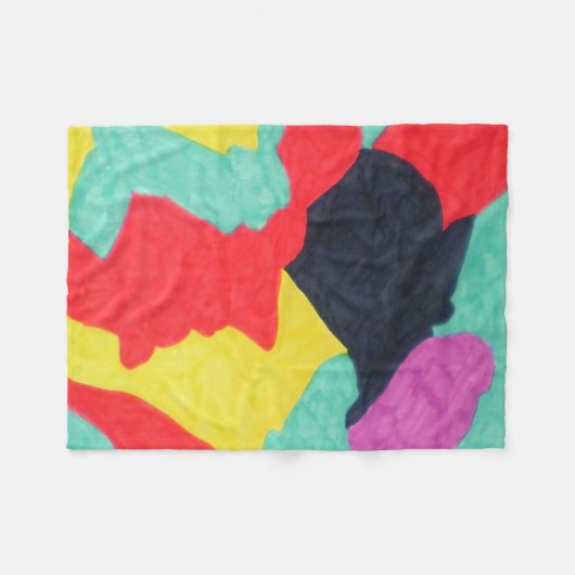 Rode Creatures Fleece Dekbed Deken (Voorkant (Horizontaal))