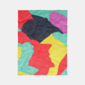 Rode Creatures Fleece Dekbed Deken (Voorkant)