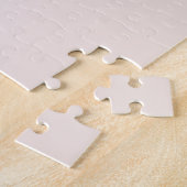 Rode Crème Blush Hart Ballonnen Liefde Legpuzzel (Zijkant)