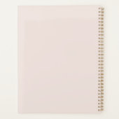 Rode Crème Blush Hart Ballonnen Liefde Planner (Achterkant)