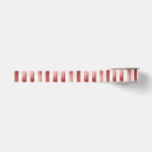 Rode Crème Strepen Bruidscadeau Grosgrain Lint (Voorkant)