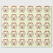 Rode crèmetennis, elk gewenst moment aangepast cadeaupapier (Vlak)